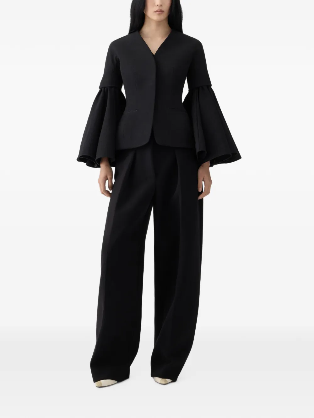 Jacquemus The Ovalo broek Zwart