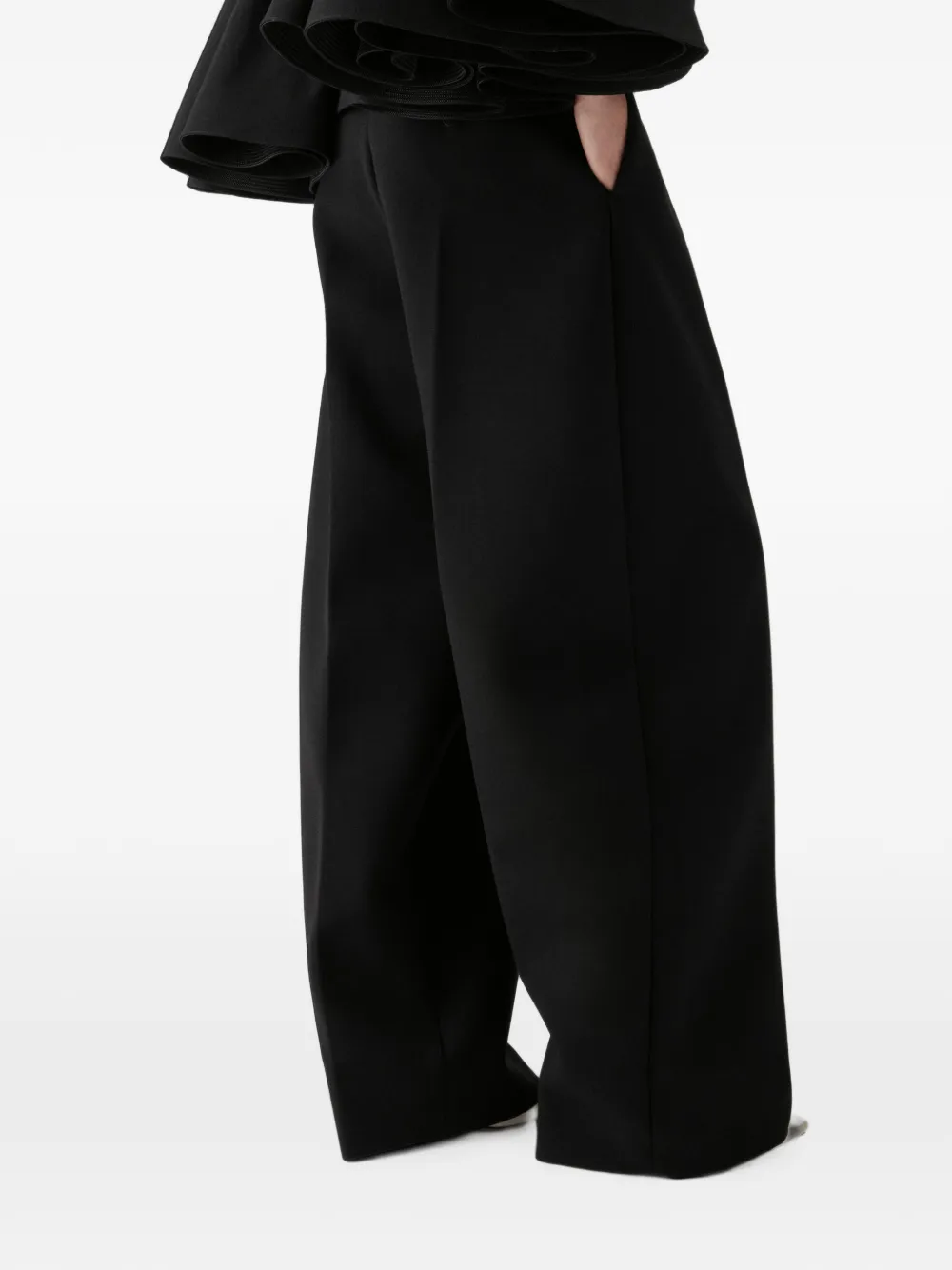 Jacquemus The Ovalo broek Zwart