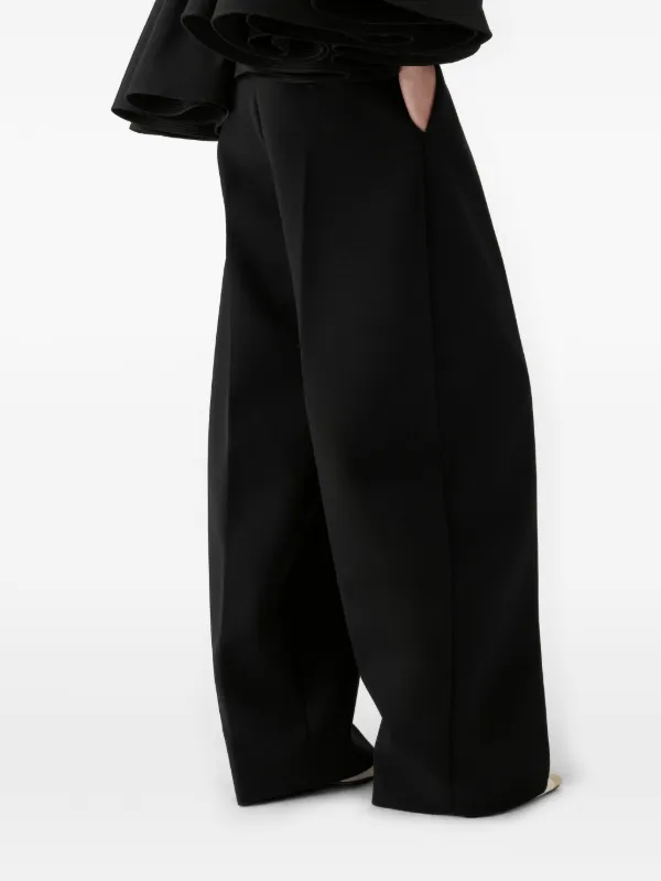 Jacquemus The Ovalo Pants | Black | FARFETCH