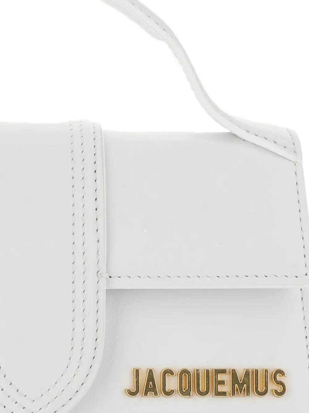 Jacquemus Bambino grote tas met handgreep Wit