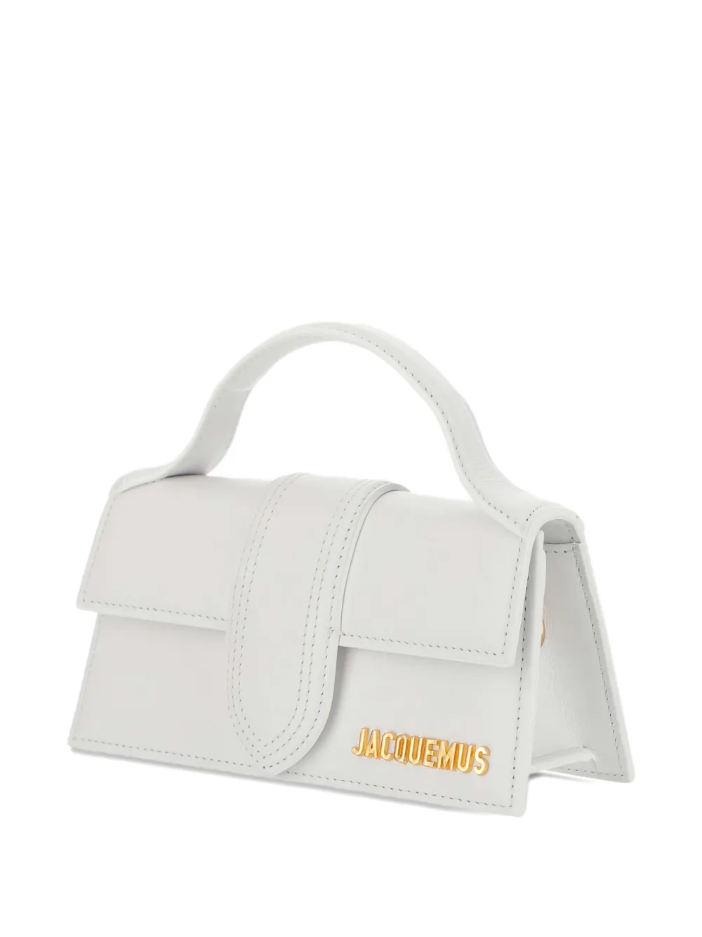Jacquemus Bambino grote tas met handgreep Wit