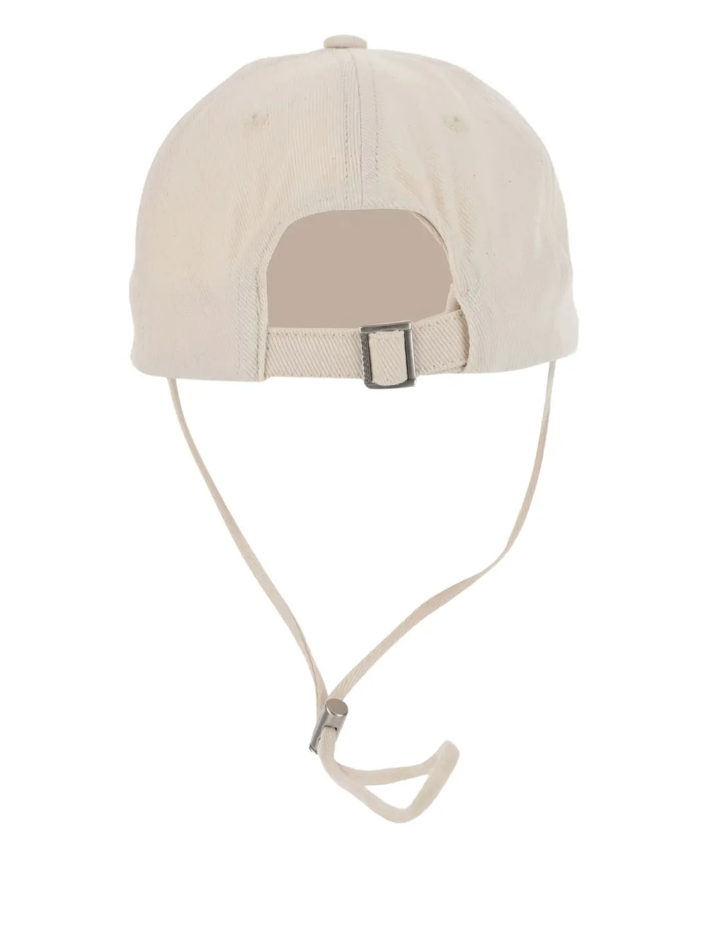 Jacquemus The Artichaut pet met franje afwerking Beige