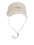 Jacquemus The Artichaut frayed-edge cap - Neutrals