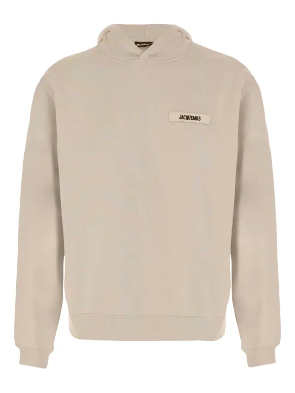 【関税込み】JACQUEMUS Gros Grain パーカー Jacquemus The Gros Grain スウェットパーカー | ニュートラル