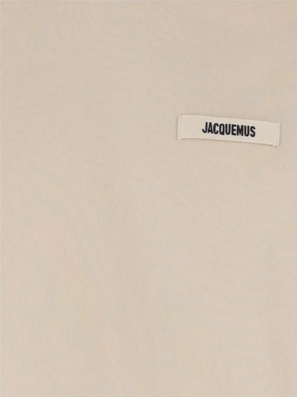 Jacquemus The Gros Grain sweater met logoplakkaat en capuchon Beige