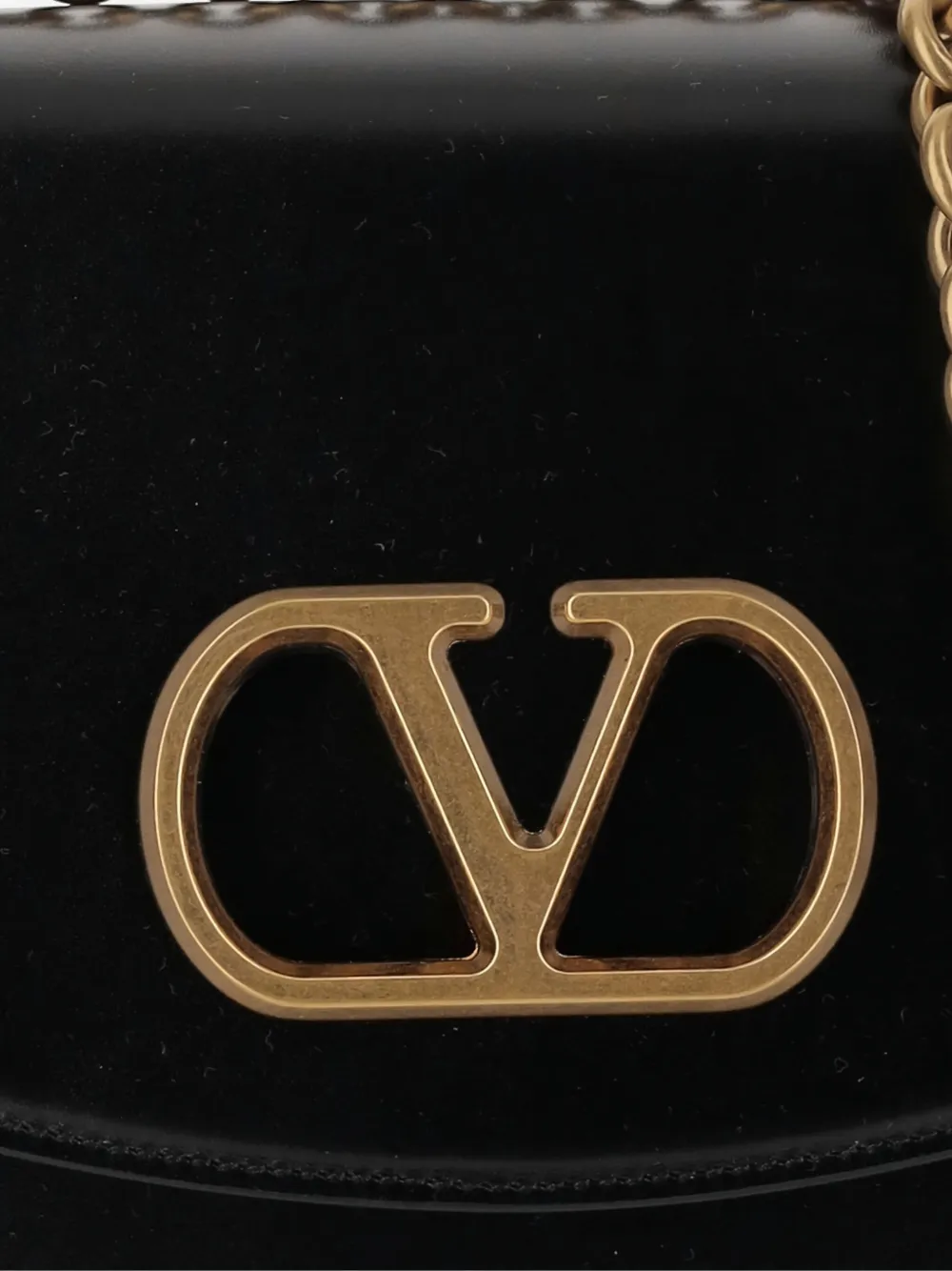 Valentino Garavani Kleine Chain schoudertas Zwart