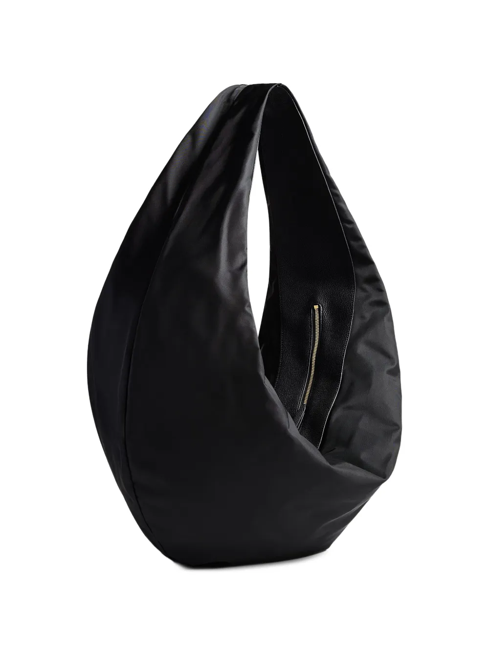 KHAITE Extra Large Olivia Hobo Shoulder Bag in Black, view 3