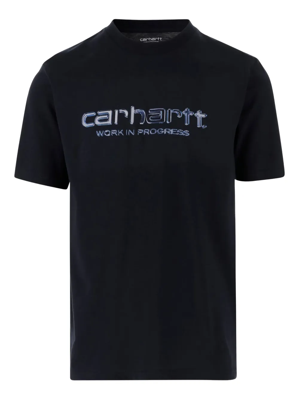 Carhartt WIP S S Solar Chrome Script T-shirt Blauw