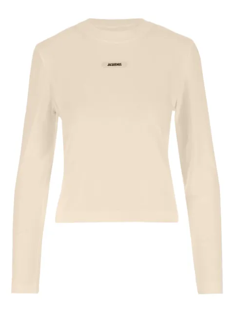 Jacquemus Le Gros Grin logo-detail long-sleeve T-shirt