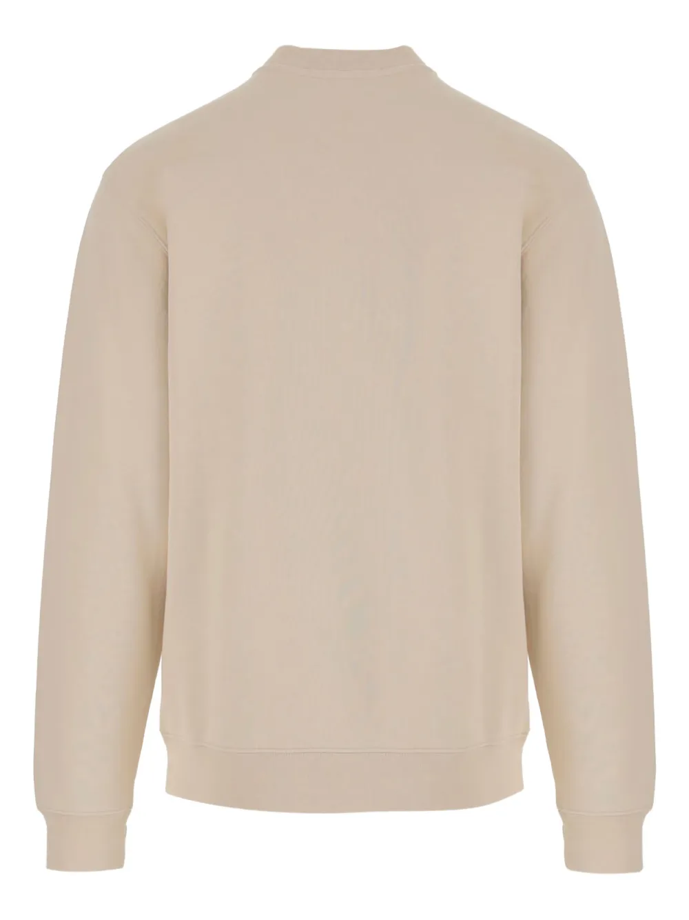 Jacquemus The Gros Grain sweater met logoplakkaat en ronde hals Beige