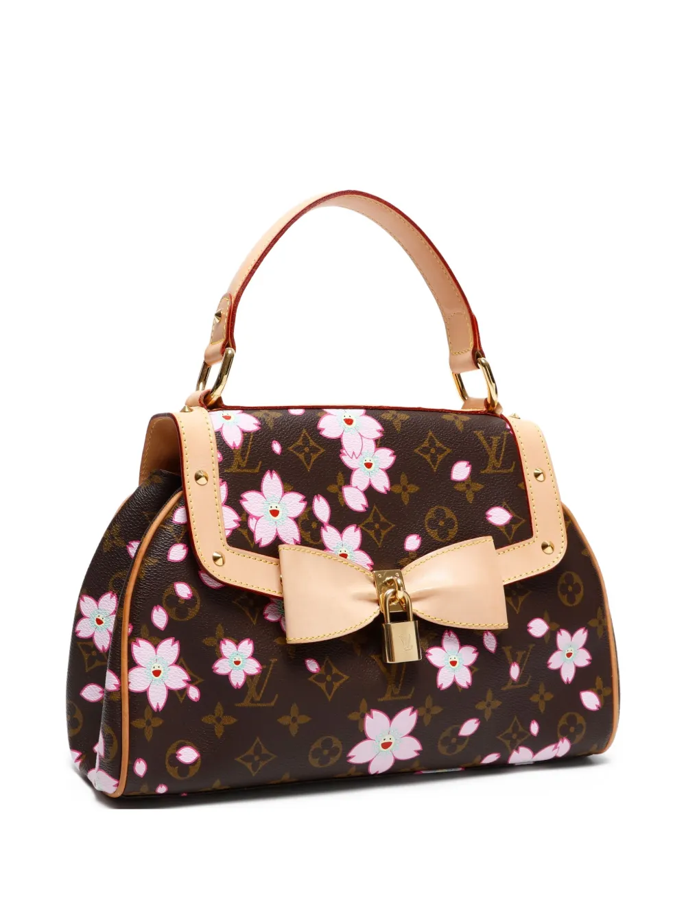 Louis Vuitton Pre-Owned 2003 モノグラム チェリーブロッサム ハンドバッグ - ブラウン Louis Vuitton Pre-Owned 2003 モノグラム チェリーブロッサム ハンドバッグ - ブラウン