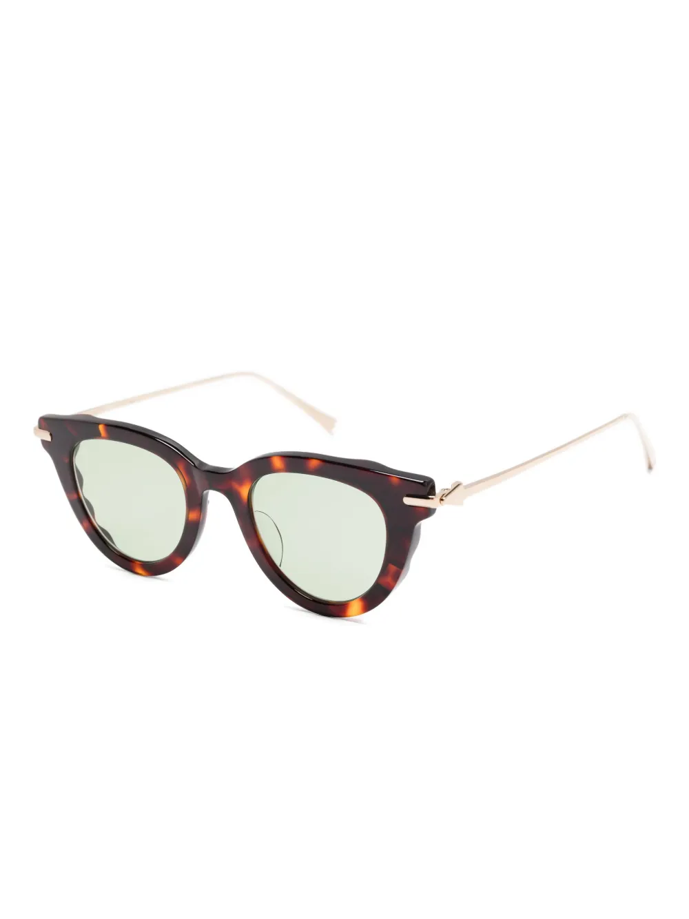 Megane and Me Tess zonnebril met cat-eye montuur Bruin