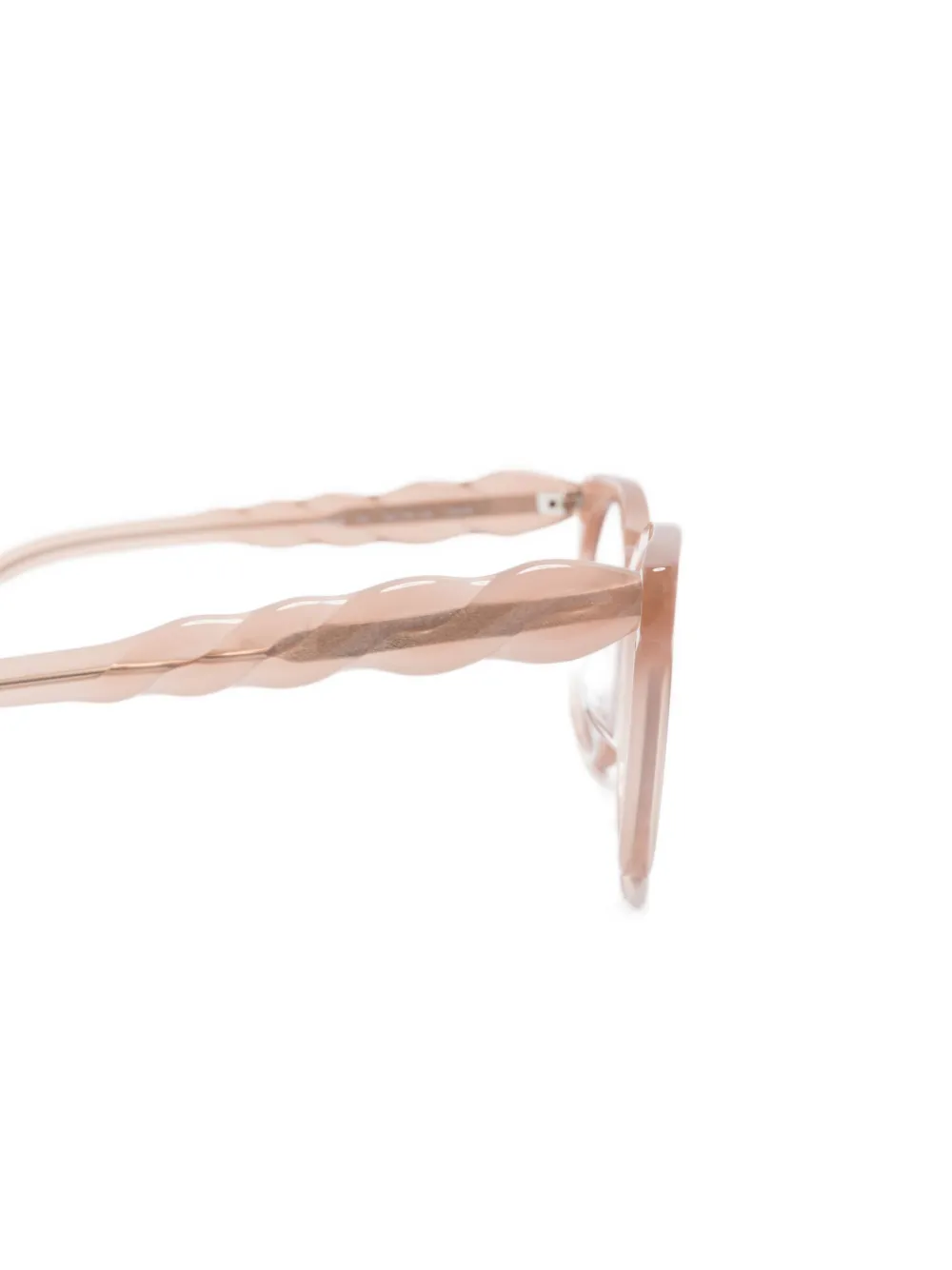 Megane and Me Olive braided-temple sunglasses Roze