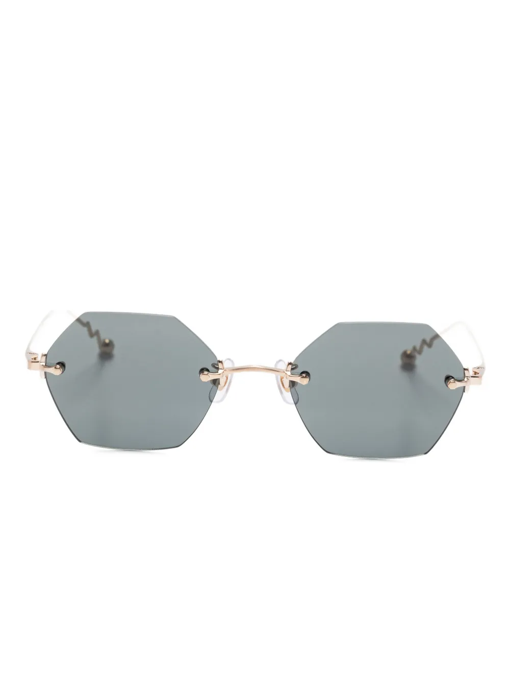Megane and Me Luca geometric-frame sunglasses Zilver