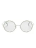 Megane and Me Edie geometric-frame sunglasses - Green