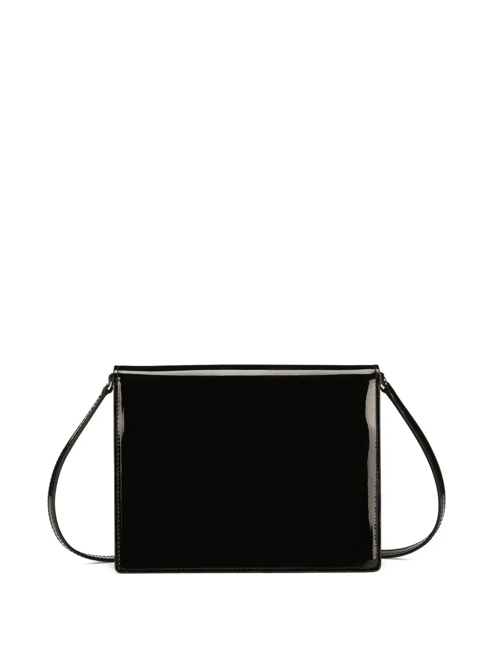 Dolce & Gabbana Dg Logo Patent Leather Cross Body Bag