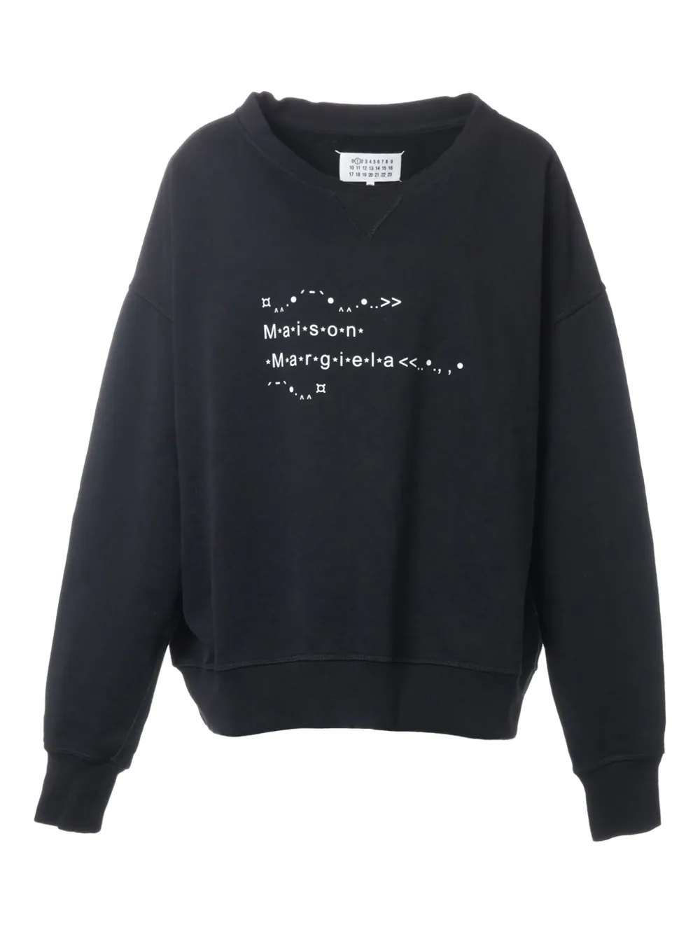 Maison Martin Margiela Pre-Owned 2023 graphic print sweatshirt | Black | Image 1