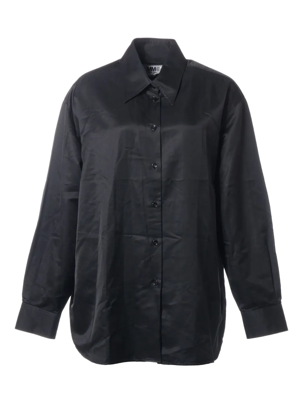 Maison Martin Margiela Pre-Owned 2020 back-print long-sleeve shirt | Black | Image 1