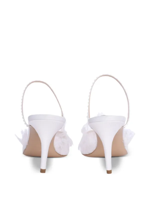Andrea Wazen France 75mm ミュール | ホワイト | FARFETCH JP