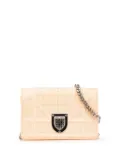 Christian Dior Pre-Owned 2016 Baby Patent Microcannage Diorama Flap crossbody bag - Brown