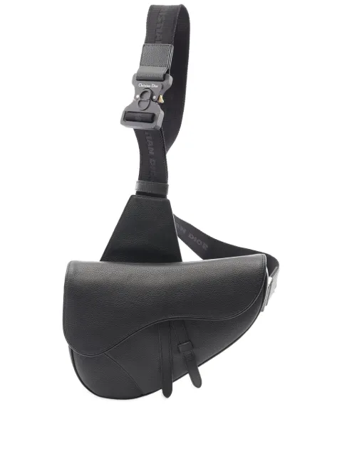 Christian Dior Pre-Owned 2021-2025 Kim Jones Grained Calfskin Saddle Bag crossbody bag
