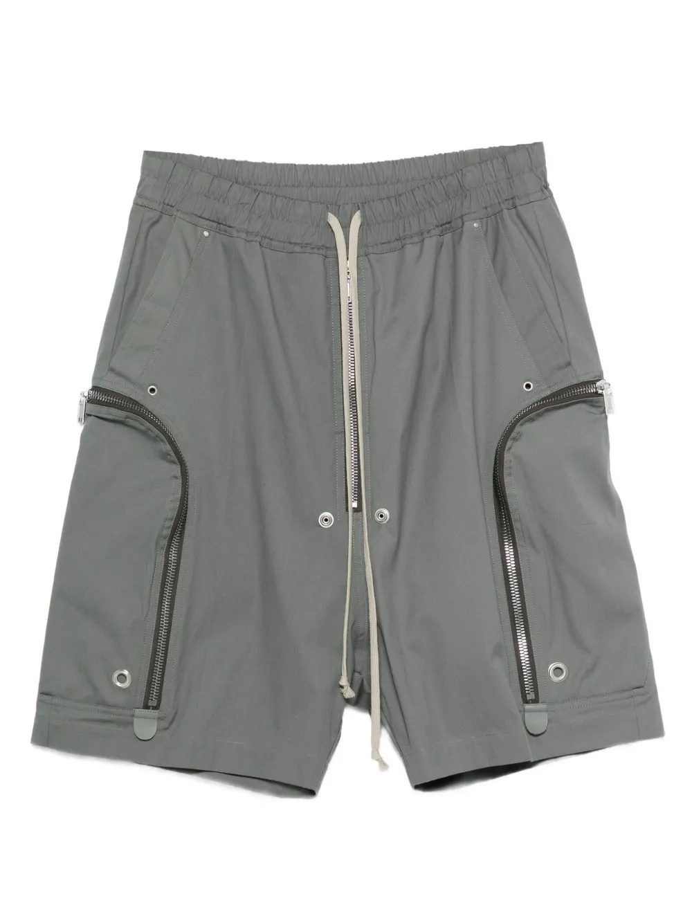 Rick Owens zip-detailing shorts | Grey | Image 1