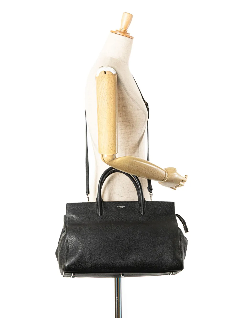 Saint Laurent Pre-Owned 2015 Medium Grained Calfskin Cabas Rive Gauche satchel | Pre-Owned | Image 2