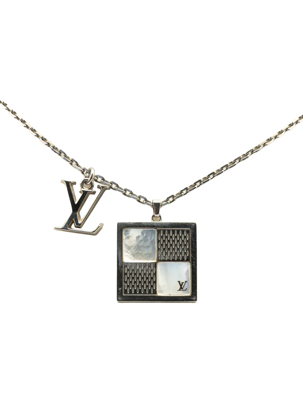Louis Vuitton Pre-Owned 2020 シルバー コリエ ダンディ コスチューム ネックレス - シルバートーン Louis Vuitton Pre-Owned 2020 シルバー コリエ ダンディ コスチューム ネックレス - シルバートーン