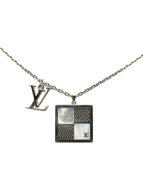 Louis Vuitton Pre-Owned 2020 Silver Collier Dandy Necklace costume necklace