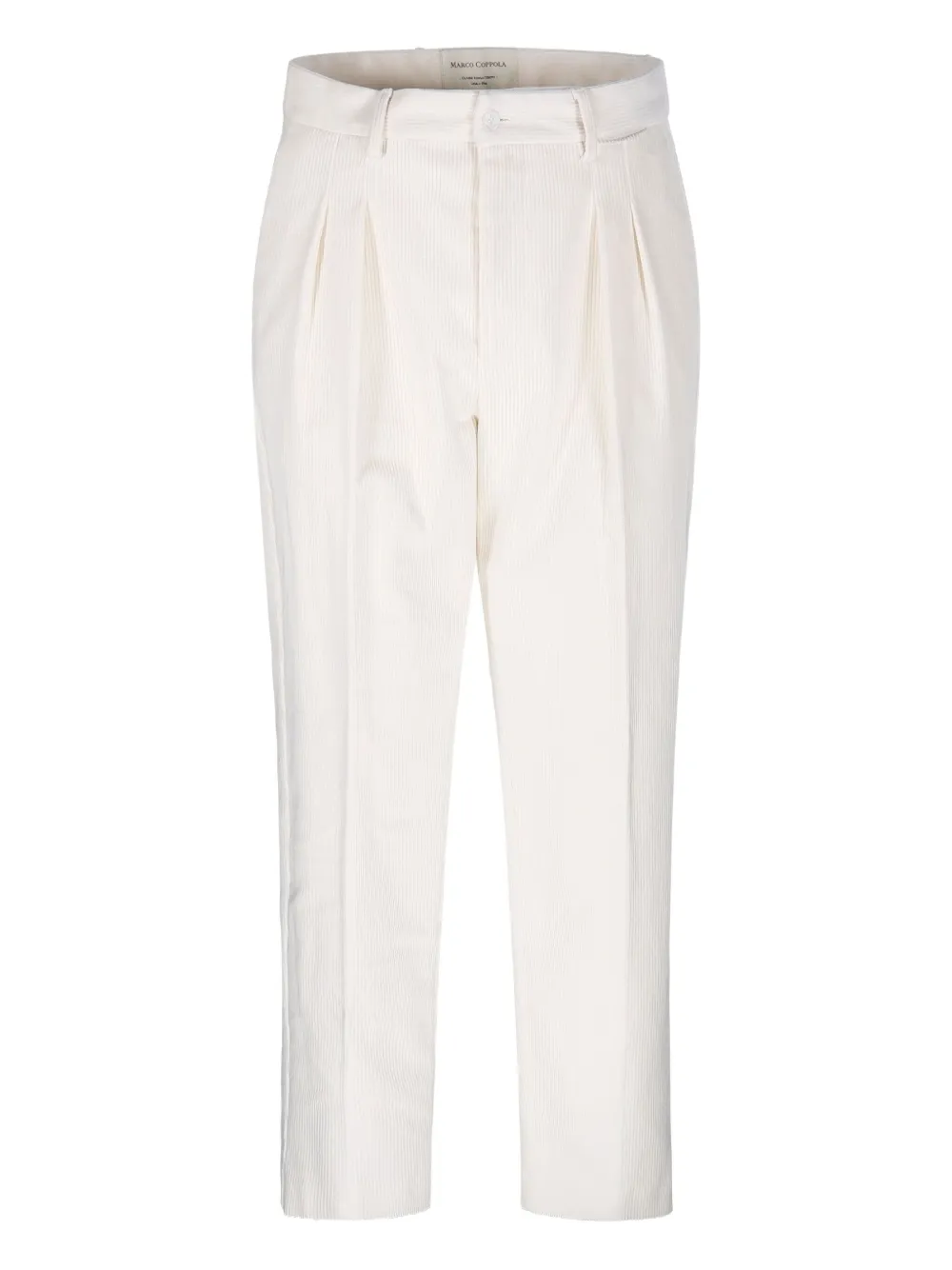 MARCO COPPOLA pleated corduroy trousers | White | Image 1