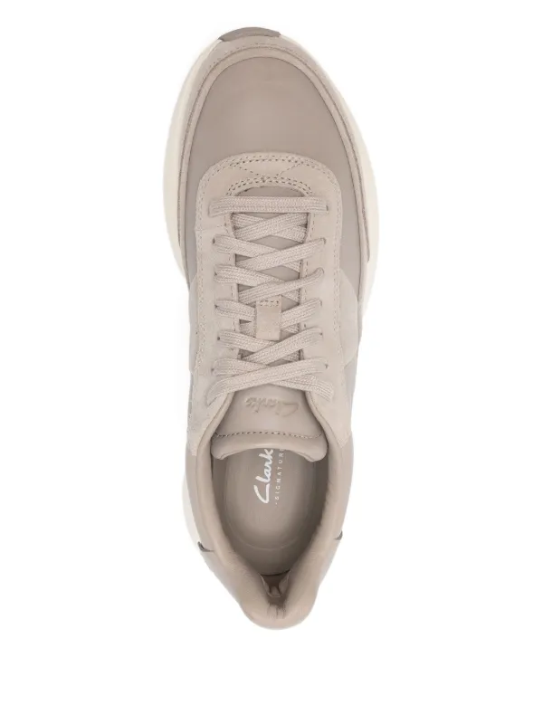 Clarks Craft Pace Leather Sneakers Grey FARFETCH VN