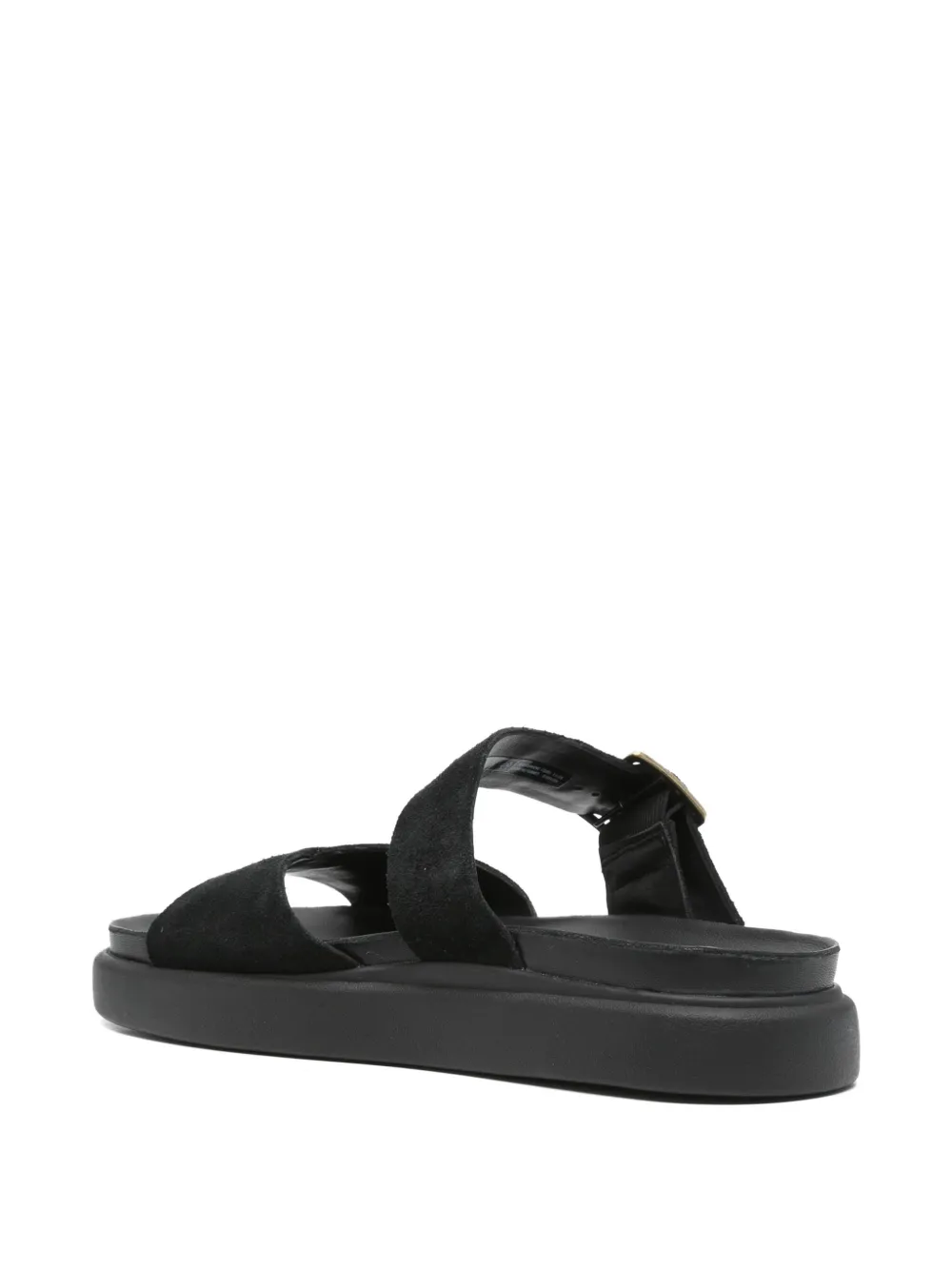 Clarks Aristella buckled platform sandals Black