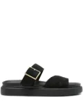 Clarks Aristella buckled platform sandals - Black