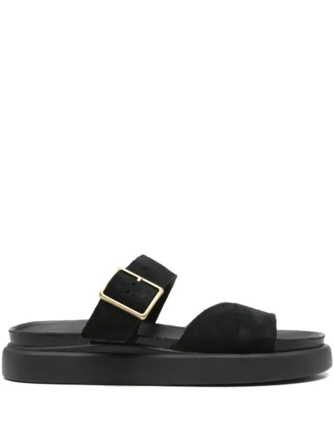 Clarks Aristella buckled platform sandals