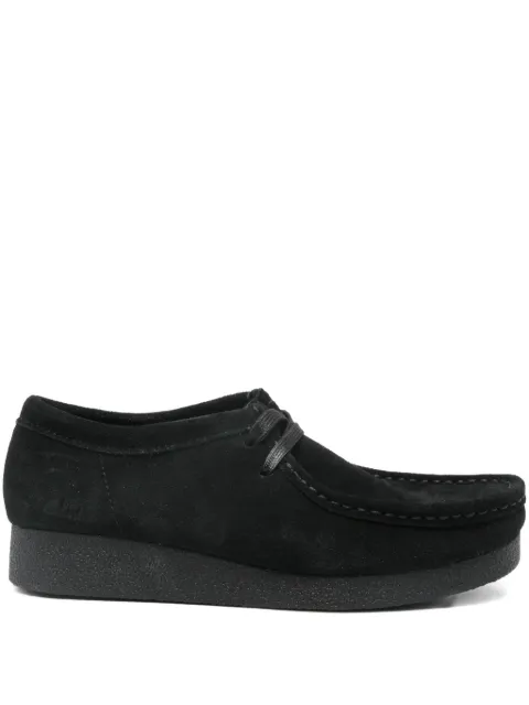 Clarks Wallabee suede derby shoes