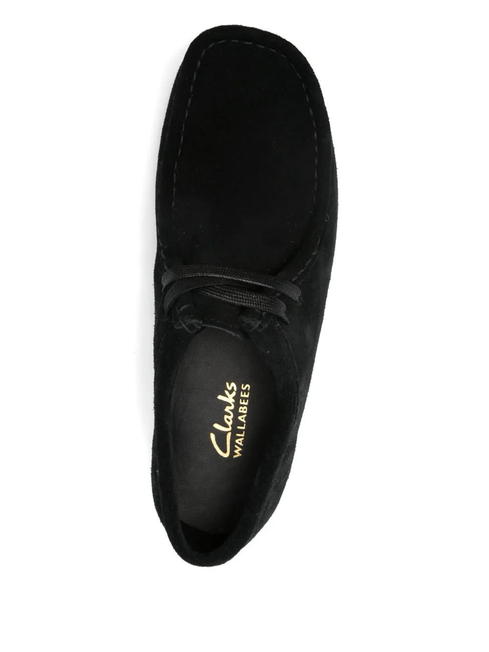 Clarks Wallabee suede derby shoes Black