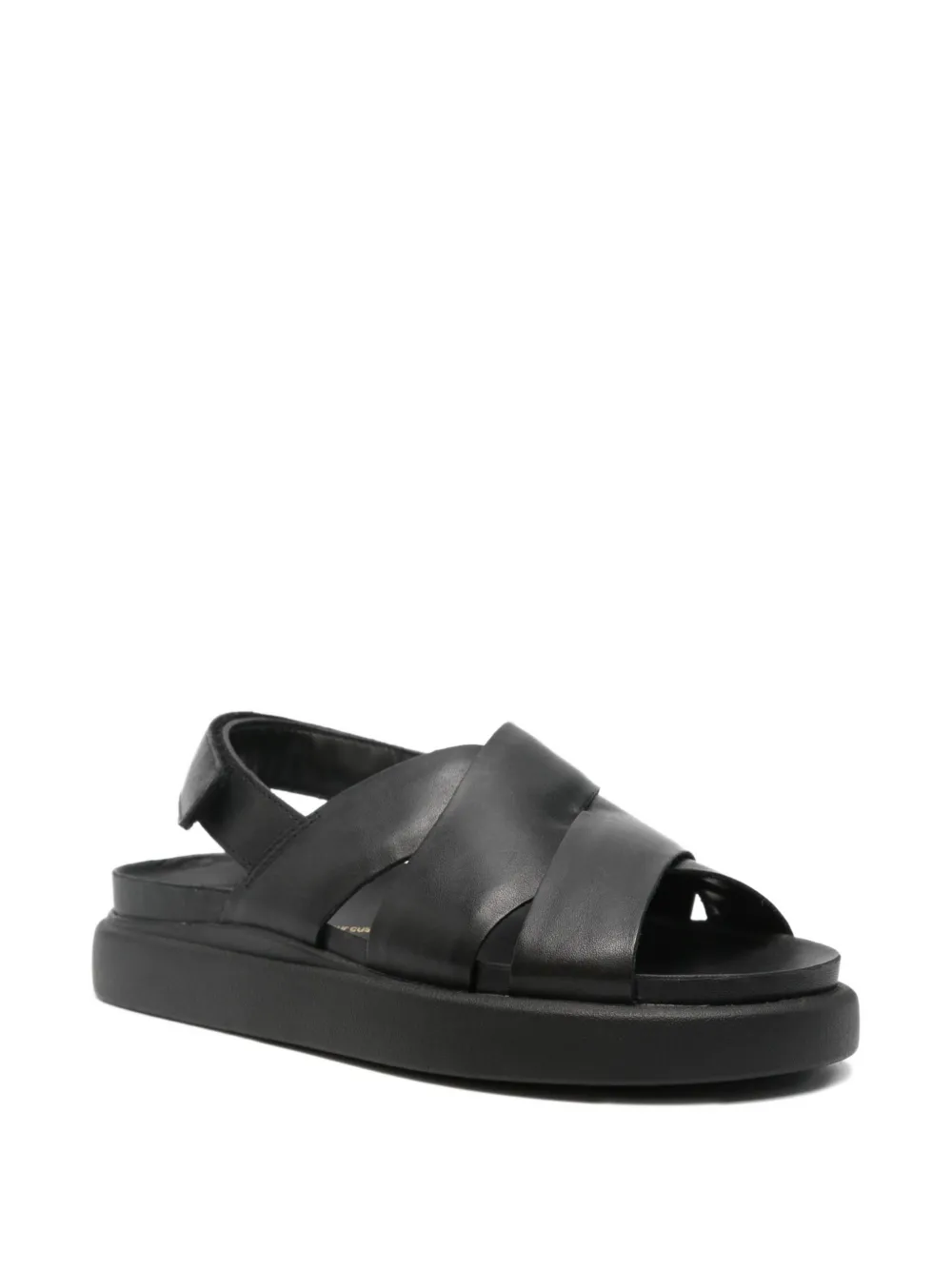 Clarks 25mm Aristella crossover slingback sandals Black