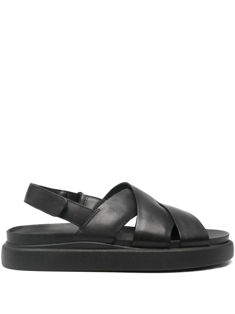 Clarks 25mm Aristella crossover slingback sandals Black