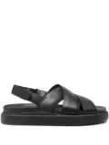 Clarks 25mm Aristella crossover slingback sandals - Black
