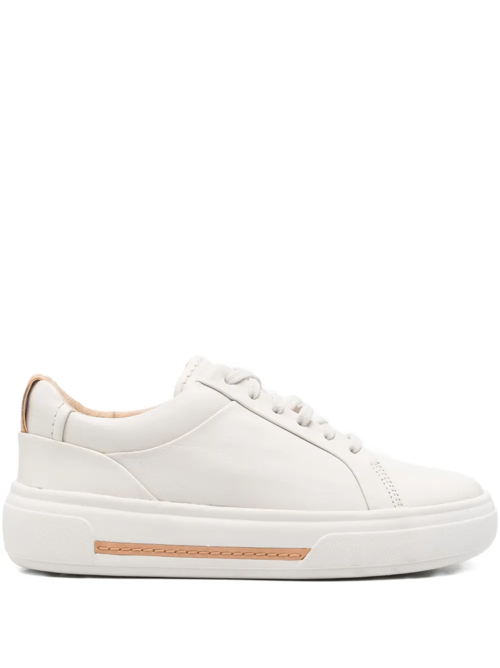 Clarks Hollyhock leather sneakers White