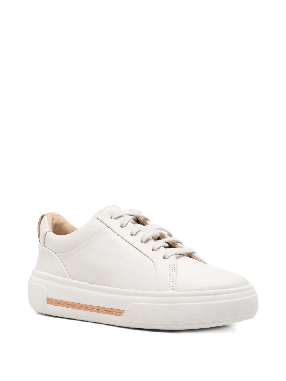 Clarks Hollyhock leren sneakers - Wit