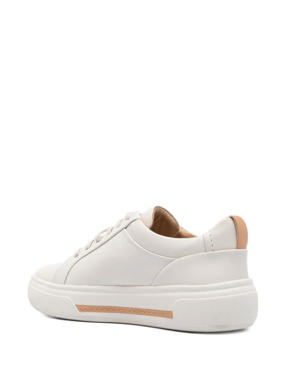 Clarks Hollyhock leather sneakers White