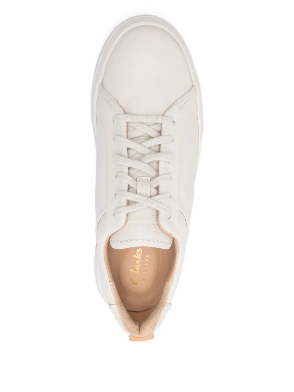 Clarks Hollyhock leather sneakers White
