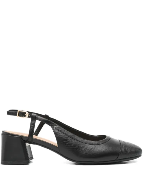 Clarks 45mm Nyta45 slingback block-heel pumps