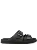 Clarks Solsbury double-buckle sandals - Black