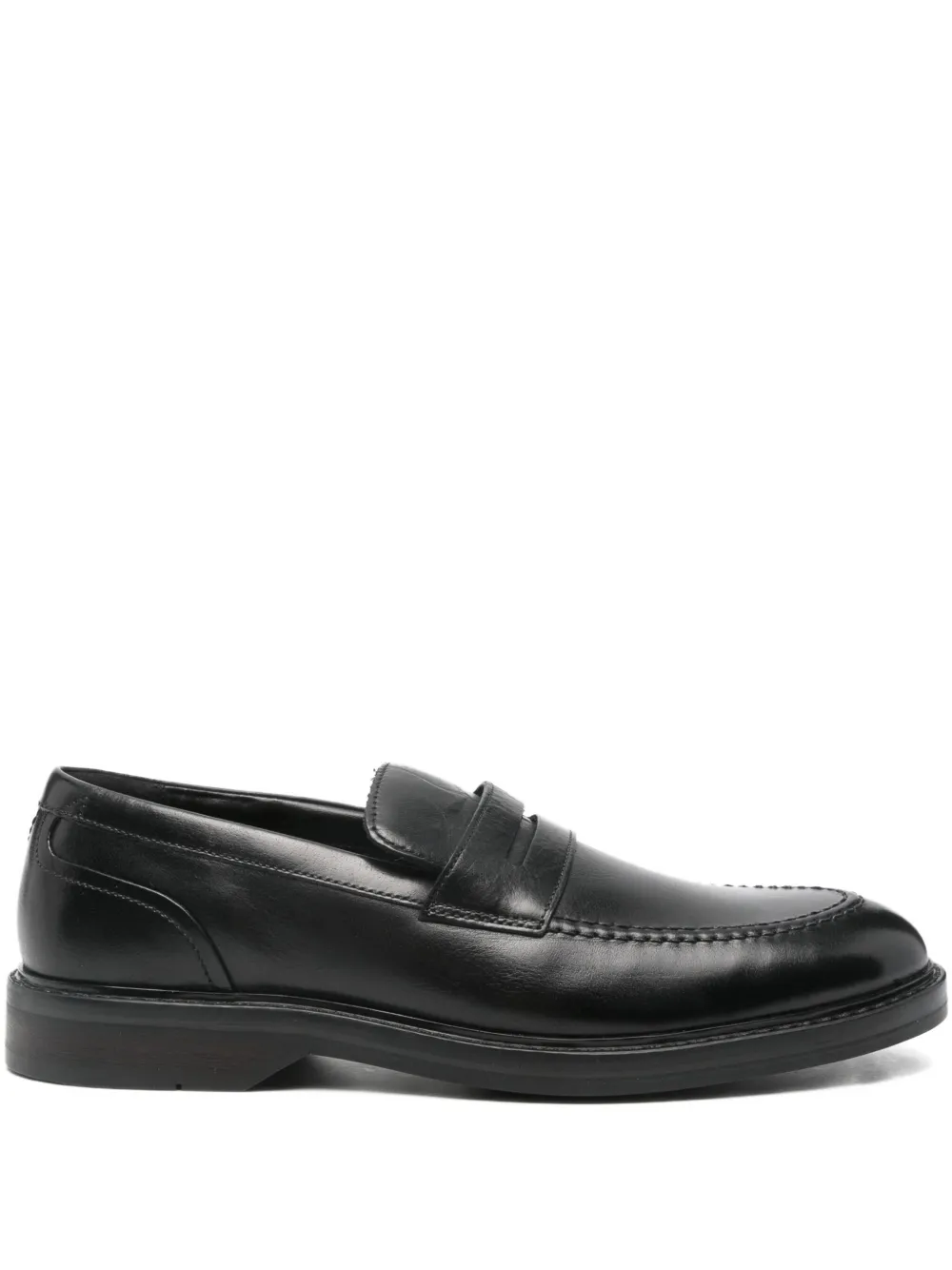 Clarks Aldwin penny-strap loafers Black