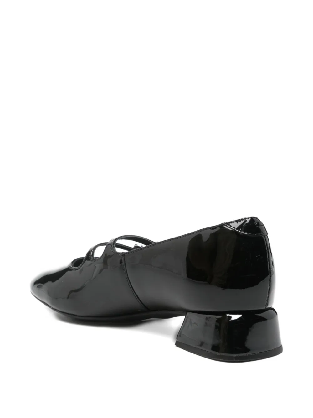 Clarks 30mm Daiss patent-leather buckled pumps Black