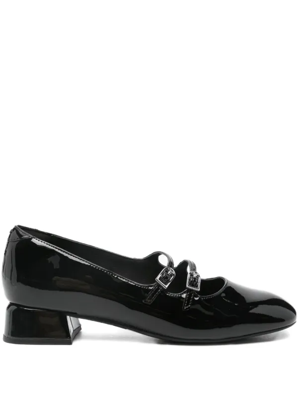 Clarks 30mm Daiss patent-leather Buckled Pumps Black FARFETCH IN