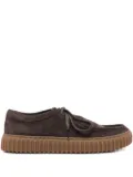Clarks Torhill suede lace-up derby shoes - Brown