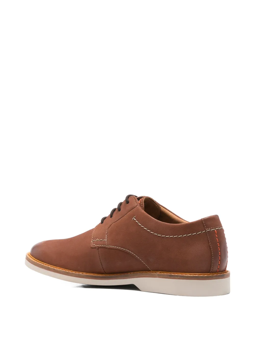 Clarks Atticus Lace-up Leather Derby Shoes In Brown